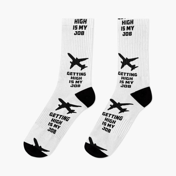 Item preview, Getting High is my Job - Funny Flight Attendant - Pilot Quote designed and sold by Ikaroots.