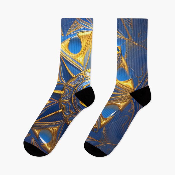 Artikelvorschau, Gold blau Mandala entworfen und verkauft von Illium21.