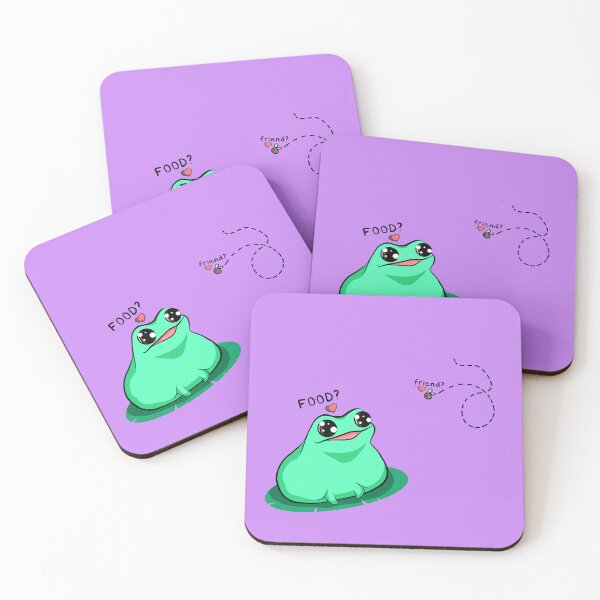 Item preview, Hungry Frog and Friendly Fly (In Purple) designed and sold by Creepy-Cutesie.