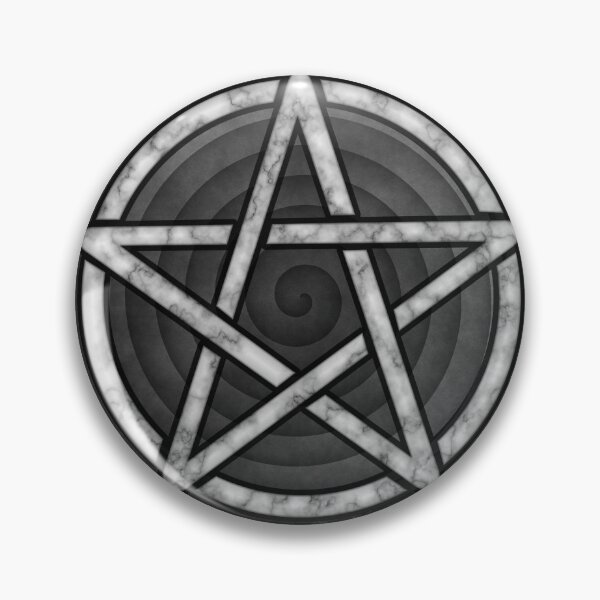 Item preview, Marble Pentagrams for Protection - Grey Background designed and sold by SolarCross.