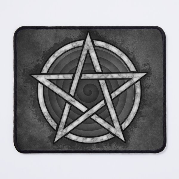 Item preview, Marble Pentagrams for Protection - Grey Background designed and sold by SolarCross.