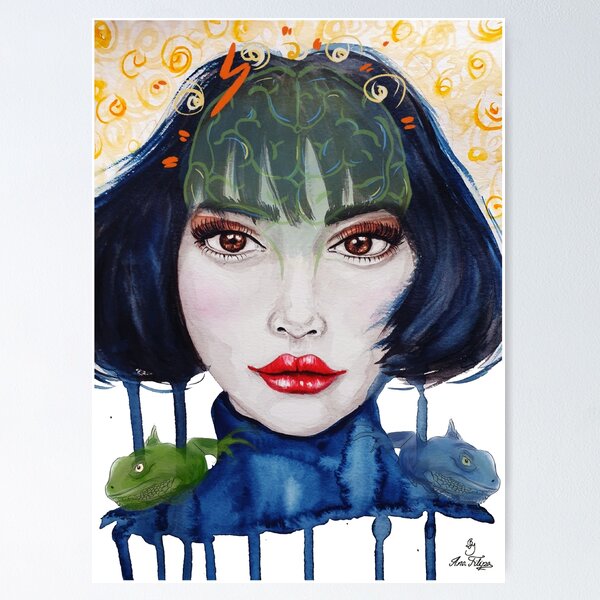 Item preview, Chameleon Girl  designed and sold by AnaFilipa.