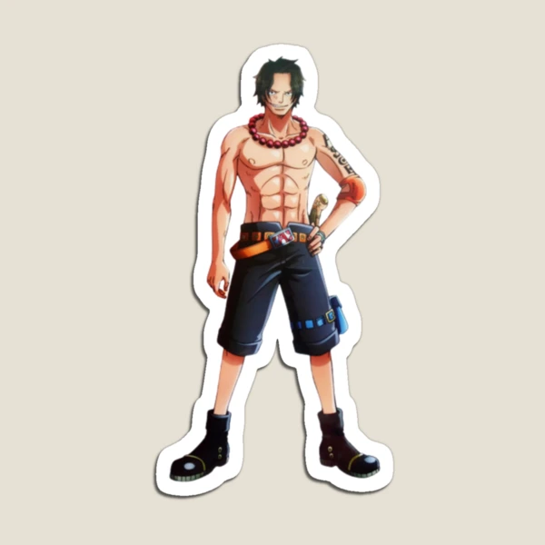 Portgas D ace emoji face one piece | Magnet