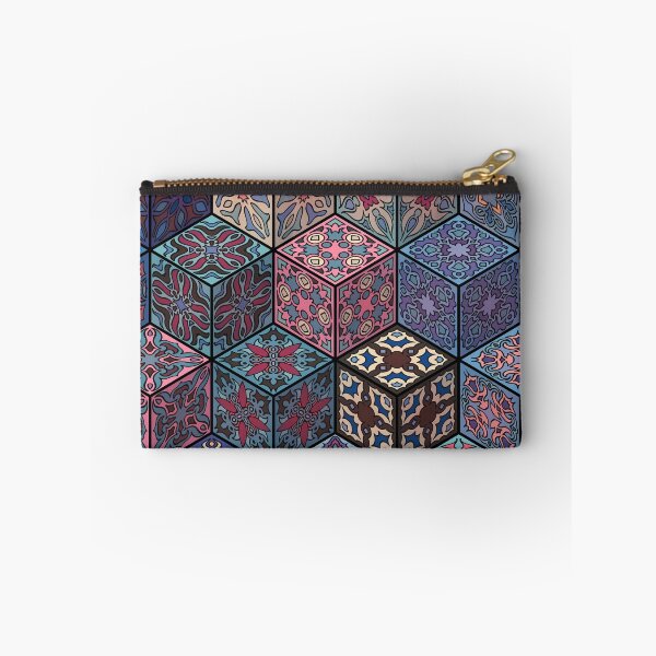 Item preview, Vintage patchwork with floral mandala elements designed and sold by Somberlain.