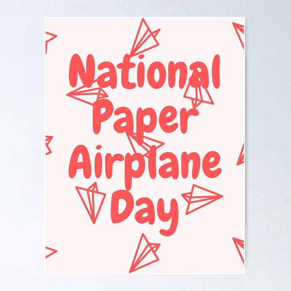 Item preview, Paper Airplane day designed and sold by Simo0455.