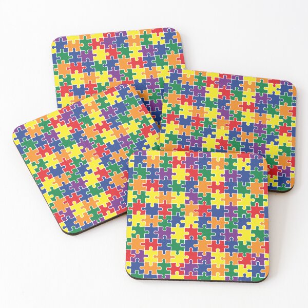 Item preview, Rainbow Pride Puzzle Pattern  designed and sold by LaLunaWinters.