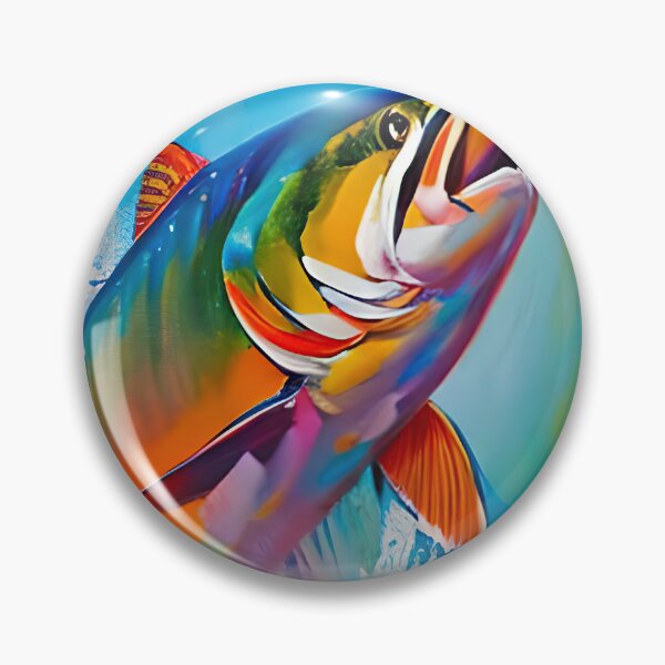 Item preview, Wild Salmon Leap Contemporary Digital Art designed and sold by davidelder.