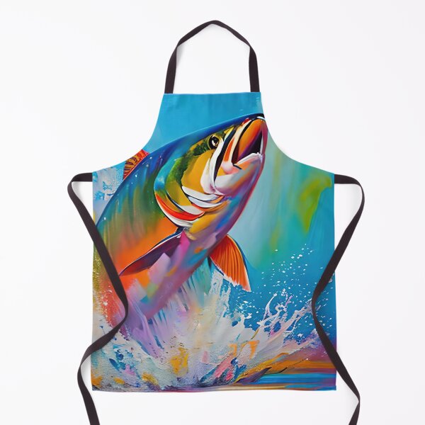 Item preview, Wild Salmon Leap Contemporary Digital Art designed and sold by davidelder.