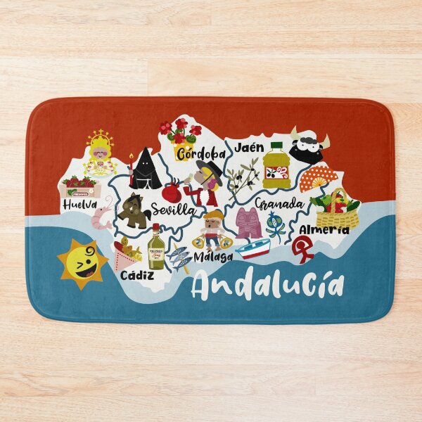 Item preview, Andalusia Map designed and sold by Sonia Pascual Izquierdo.