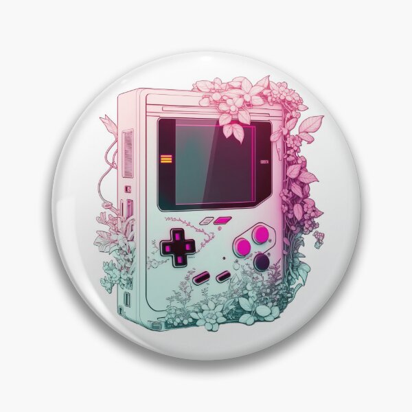 Item preview, Consola de juegos de neón con flores. designed and sold by The Graphic Letters.