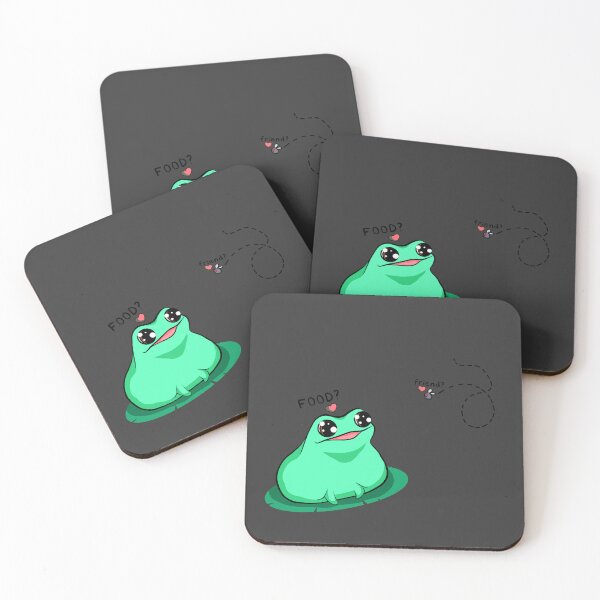 Item preview, Hungry Frog and Friendly Fly (In Black) designed and sold by Creepy-Cutesie.