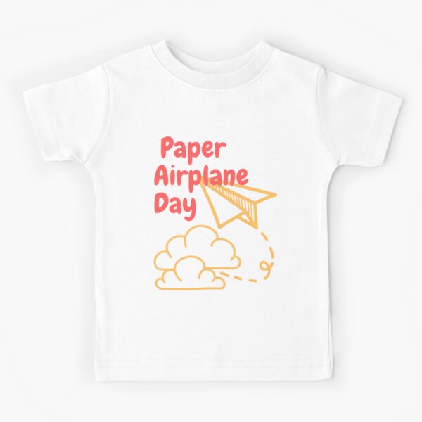 Kids Paper Plane Shirt • Yélo Pomélo