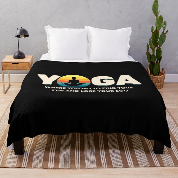 Item preview, Yoga Find Your Zen Lose Your Ego designed and sold by funkycoolshirts.
