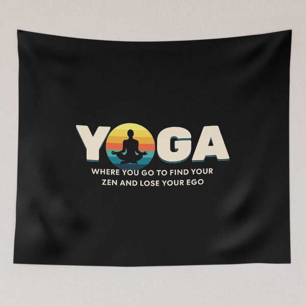 Item preview, Yoga Find Your Zen Lose Your Ego designed and sold by funkycoolshirts.