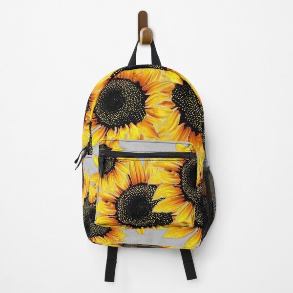 Item preview, GOLDEN SUNFLOWERS GREY ART designed and sold by sharlesart.