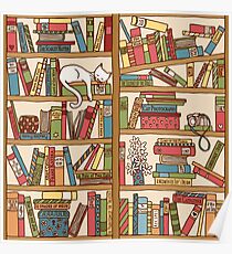 Bookshelf No.1 Poster