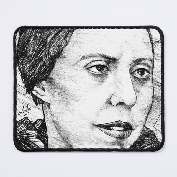 Item preview, IRENE NEMIROVSKY pencil portrait designed and sold by lautir.