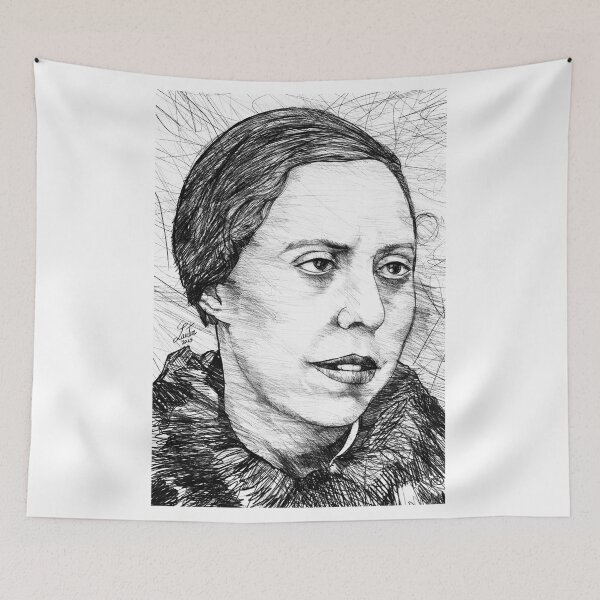 Item preview, IRENE NEMIROVSKY pencil portrait designed and sold by lautir.