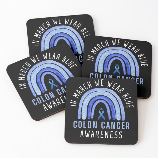 Item preview,  In March We Wear Blue For Colon Cancer Awareness Heart designed and sold by cutefashion.