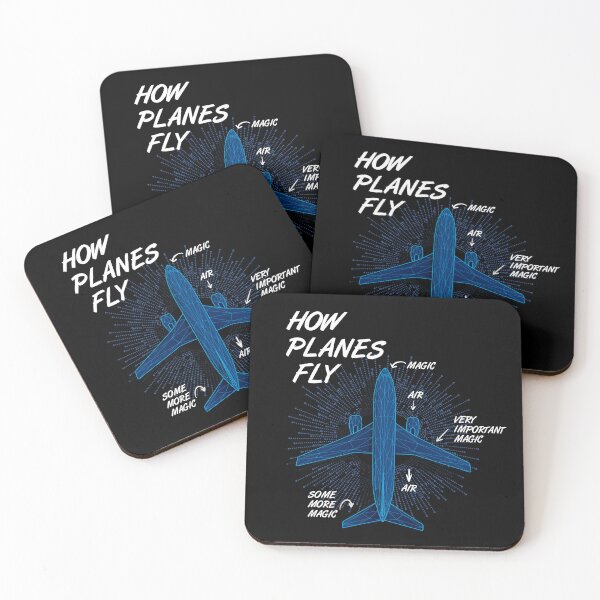 Item preview, Funny Aviation Quote - How Planes Fly designed and sold by Ikaroots.