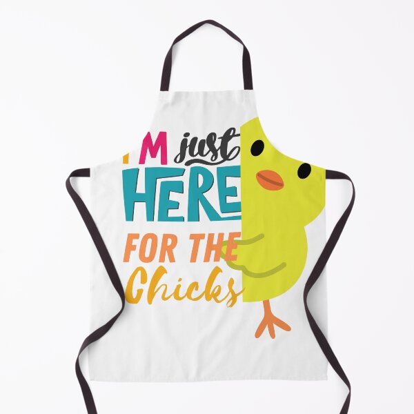 Item preview, I'm just here for the chicks easter funny designed and sold by Sisi Design⭐⭐⭐⭐⭐.