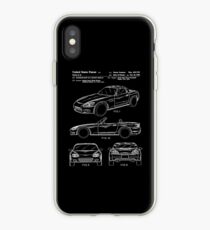Honda S2000 Patent White iPhone Case