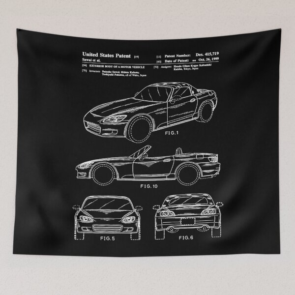 Artikelvorschau, Honda S2000 Patent Weiß entworfen und verkauft von Luve Store.