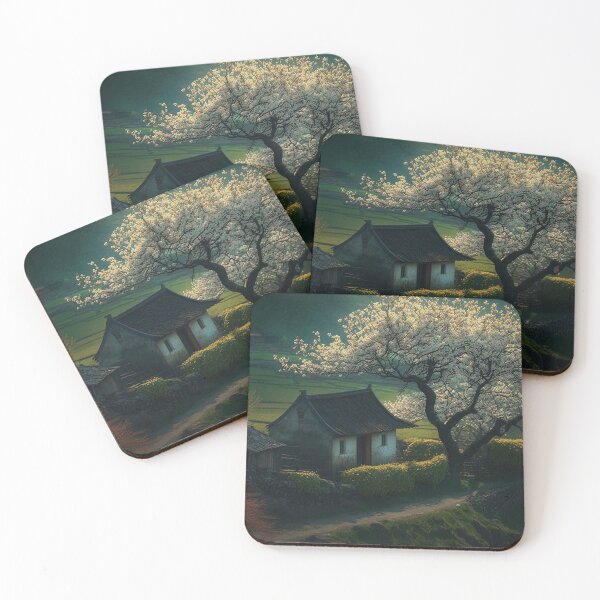 Item preview,  Beautiful landscape countryside artwork in spring 02 designed and sold by jetaiart.