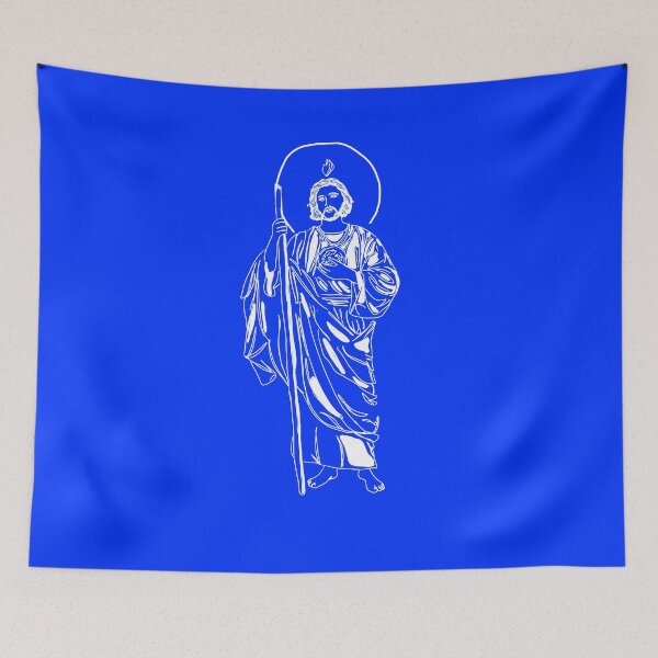Item preview, Saint Thaddeus in blue  designed and sold by El Brown Mercado.