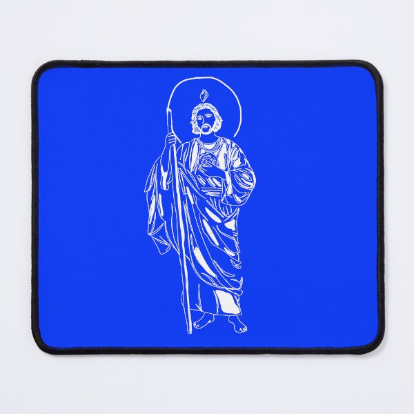 Item preview, Saint Thaddeus in blue  designed and sold by El Brown Mercado.