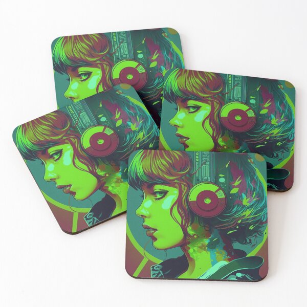 Item preview, BeautIful Audio Cyberpunk Girl designed and sold by Artificial-i-23.