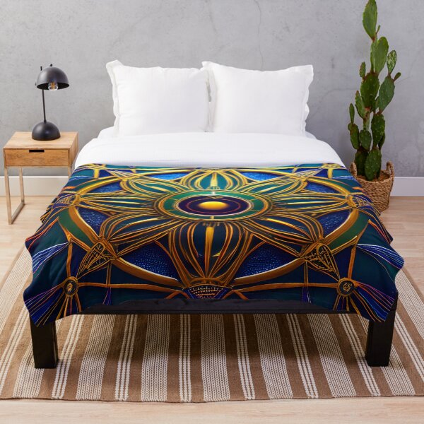 Artikelvorschau, Grün gold Mandala entworfen und verkauft von Illium21.
