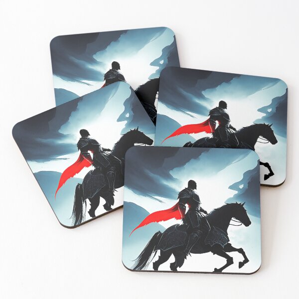 Item preview, Epic knight charging into battle, fantasy art designed and sold by ChaosEdits.