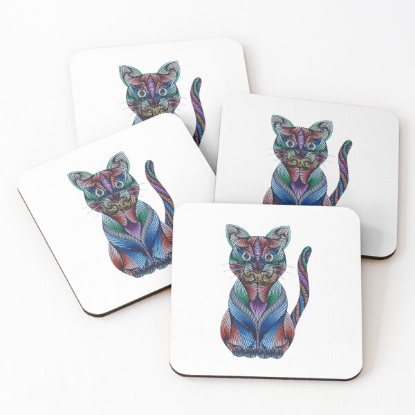 Item preview, Spiral cat designed and sold by ArtErica.