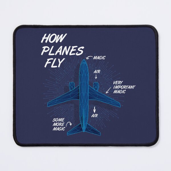 Item preview, Funny Aviation Quote - How Planes Fly designed and sold by Ikaroots.