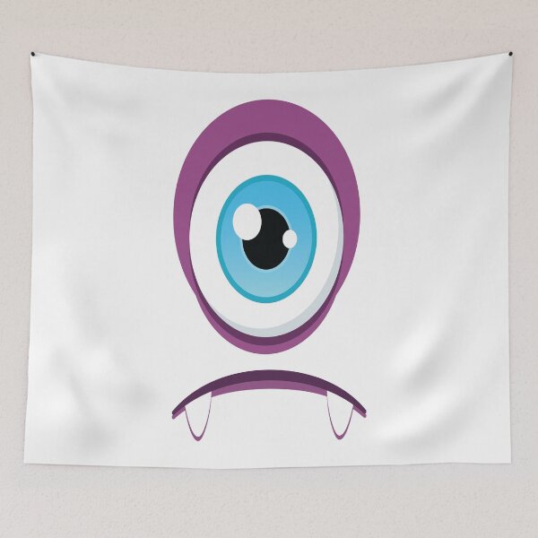 Item preview, One Eyed Purple Monster Cute Bigfoot Monsters designed and sold by ProjectX23.