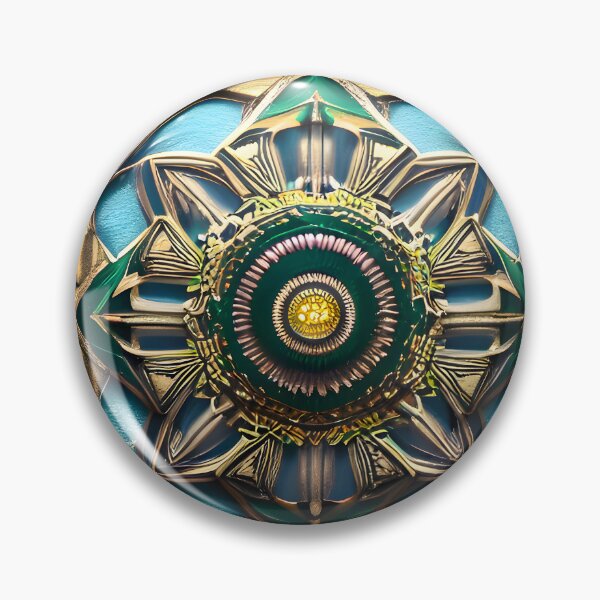Artikelvorschau, Grün gold Mandala entworfen und verkauft von Illium21.