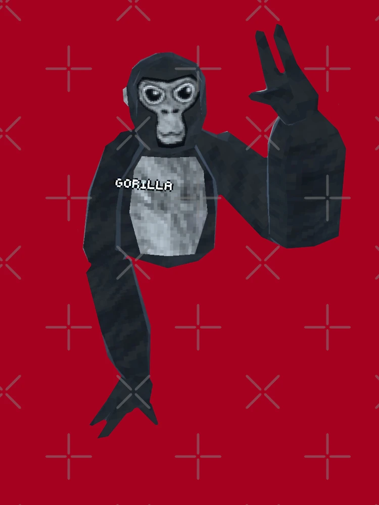 Gorilla Tag Merch for Kids VR Gamer Tee Adult Teens Red PFP png, Gorilla  Tag Let's Go png, Gorilla Tag VR Game png, PNG