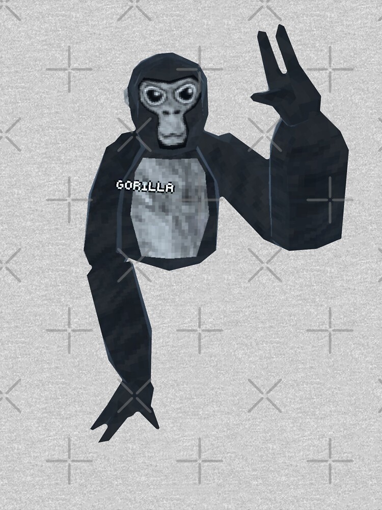 Retro gorilla tag shirt, gorilla tag merch monke boys gifts Black T-Shirt