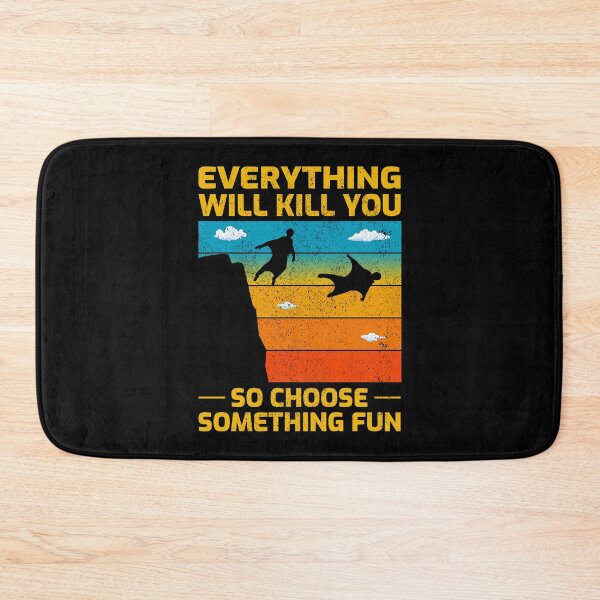 Item preview, Wingsuit flying Base Jumping Skydiving designed and sold by TastefulTees.