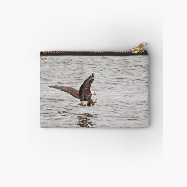 Item preview, Bald eagle fishing on the Mississippi River designed and sold by KRFNatureGifts.