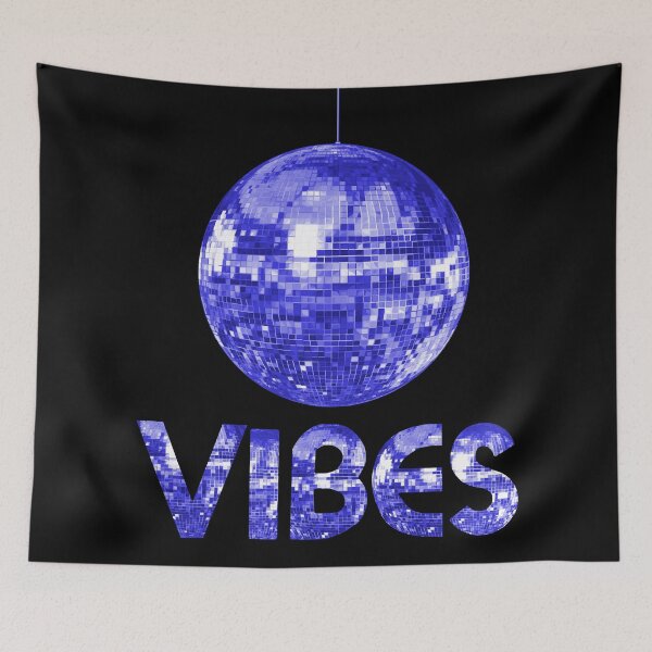 Item preview, Retro Seventies Indigo Disco Ball Vibes designed and sold by Deborah Camp.
