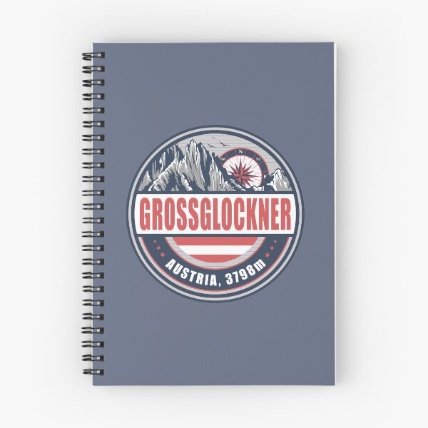 Item preview, Grossglockner Austria Flag Mountain Hiking Design designed and sold by CynthiaGraphics.