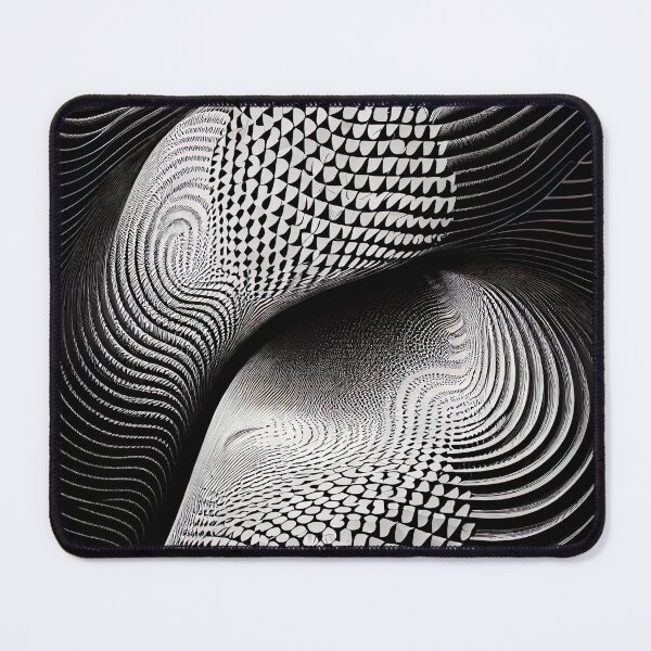 Item preview, Abstract Black and White designed and sold by HakimeDesign.