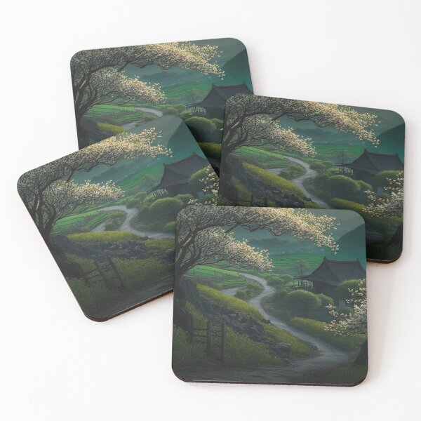 Item preview, Beautiful landscape countryside artwork in spring 08 designed and sold by jetaiart.