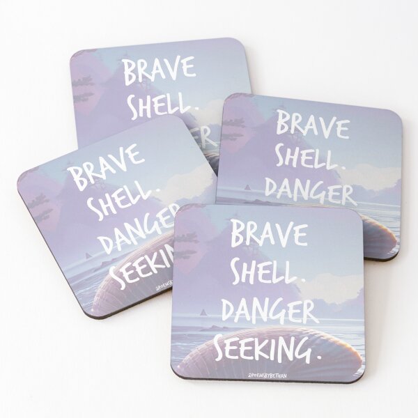 Item preview, brave shell. designed and sold by Bethan Rose Studio.