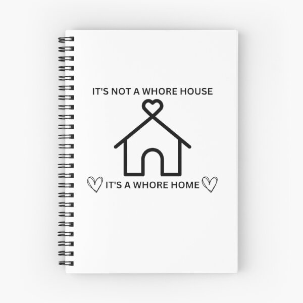Item preview, It’s not a whore house it’s a whore home black Classic Throw Pillow designed and sold by funkyfreshfinds.