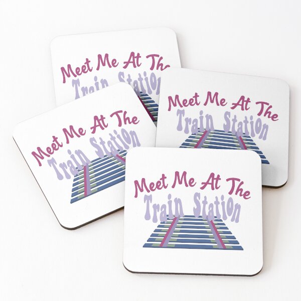 Item preview, Meet Me At The Train Station shirt, by DAM Creative, designed and sold by DAM Creative ⭐⭐⭐⭐⭐.