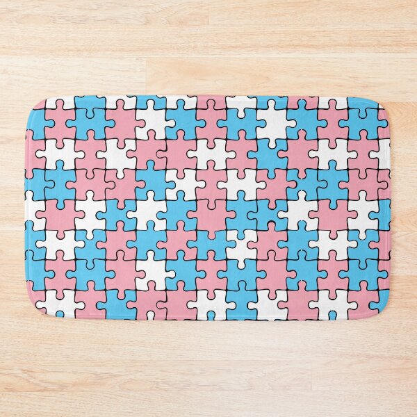 Item preview, Trans Pride Puzzle Pattern  designed and sold by LaLunaWinters.