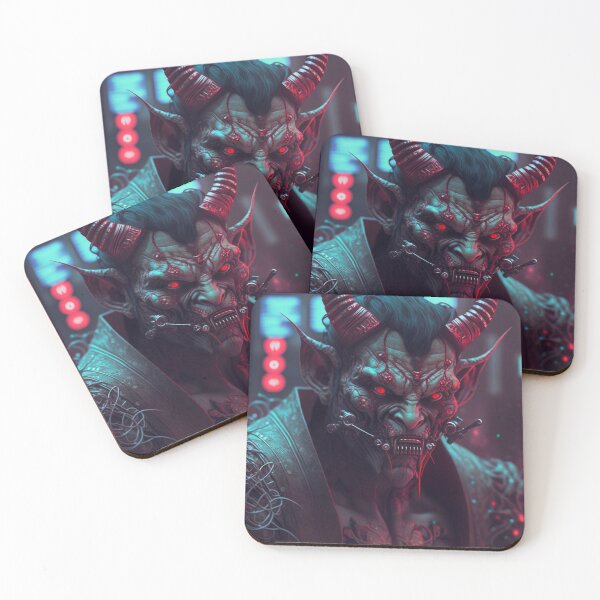 Item preview, Japanese Oni Cyberpunk Demon designed and sold by chrstnslts.
